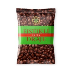 Pistachio Dragee Covered with Chocolate 200 gr