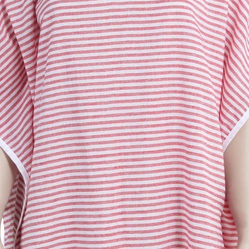 Loincloth-Dress-Hooded-Pinstriped-Red2