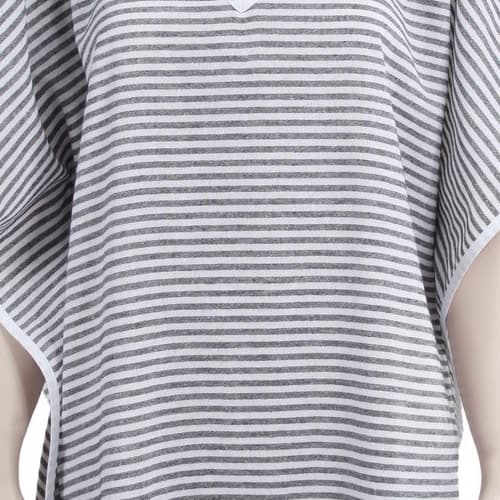 Loincloth-Dress-Hooded-thin-striped-Black2