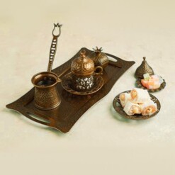 Turkish Copper Coffee Set