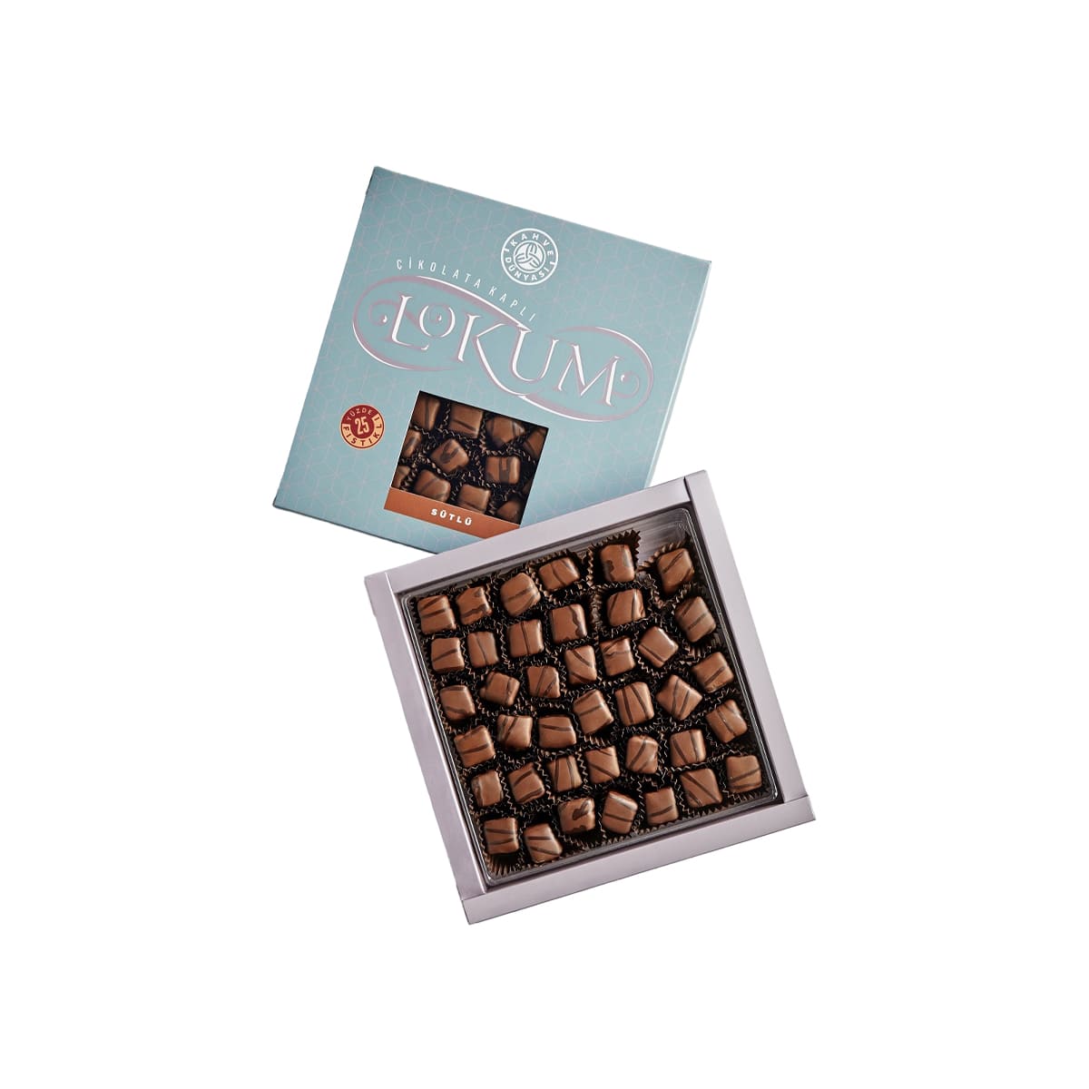 Kahve Dunyasi Milk Chocolate Covered Turkish Delight 500 gr (17.63oz)
