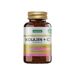 Dietary Supplement with Collagen - Vitamin C - Hyaluronic Acid Aksu Vital 54 gr (1.90oz)