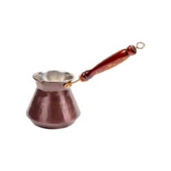 Handmade Bronze Colored Copper Coffee Pot for Twelve